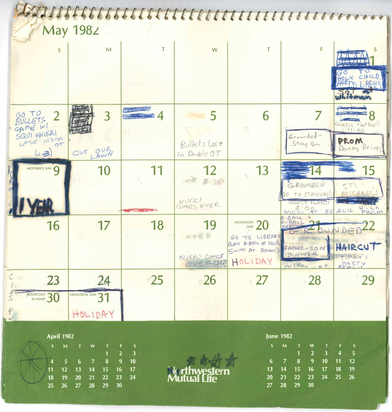 Illustration for article titled Well, Here's Brett Kavanaugh's Calendar From the Summer of 1982